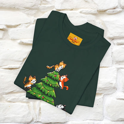 ''Merry Catmas'' | Cattitude Christmas Tee| Nunu&Miao Studio - Nunu&Miao Studio