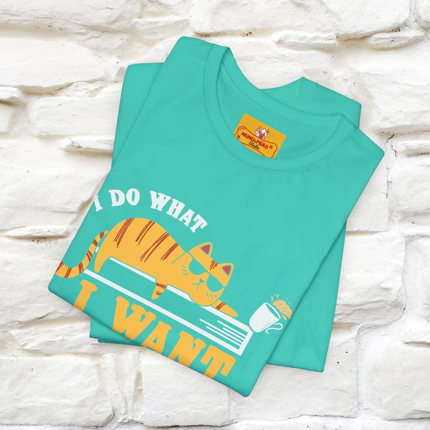 "I Do What I Want" Cat T-Shirt | Nunu & Miao Studio - Nunu&Miao Studio