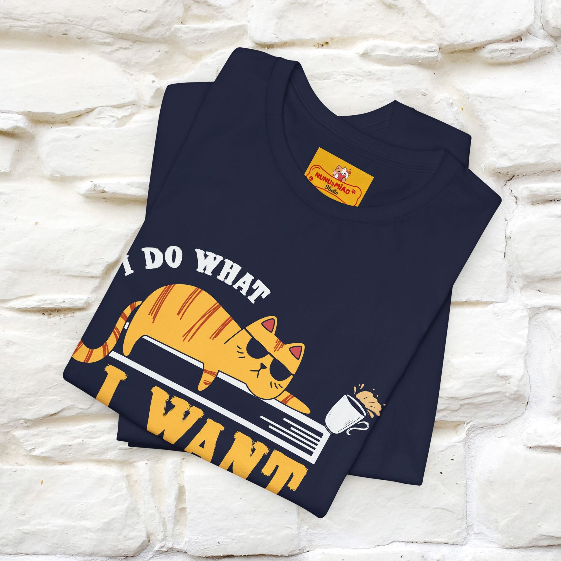 "I Do What I Want" Cat T-Shirt | Nunu & Miao Studio - Nunu&Miao Studio