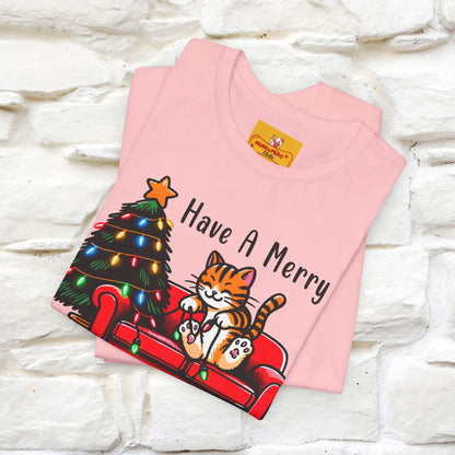 "Have A Merry..." |Funny Cat  T-Shirt | Nunu&Miao Studio