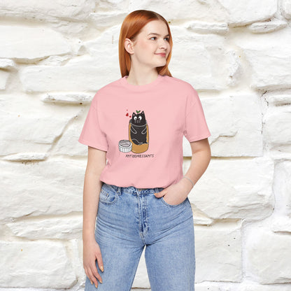 "Antidepressants" Cat T-Shirt | Front & Back Design | Nunu&Miao Studio - Nunu&Miao Studio