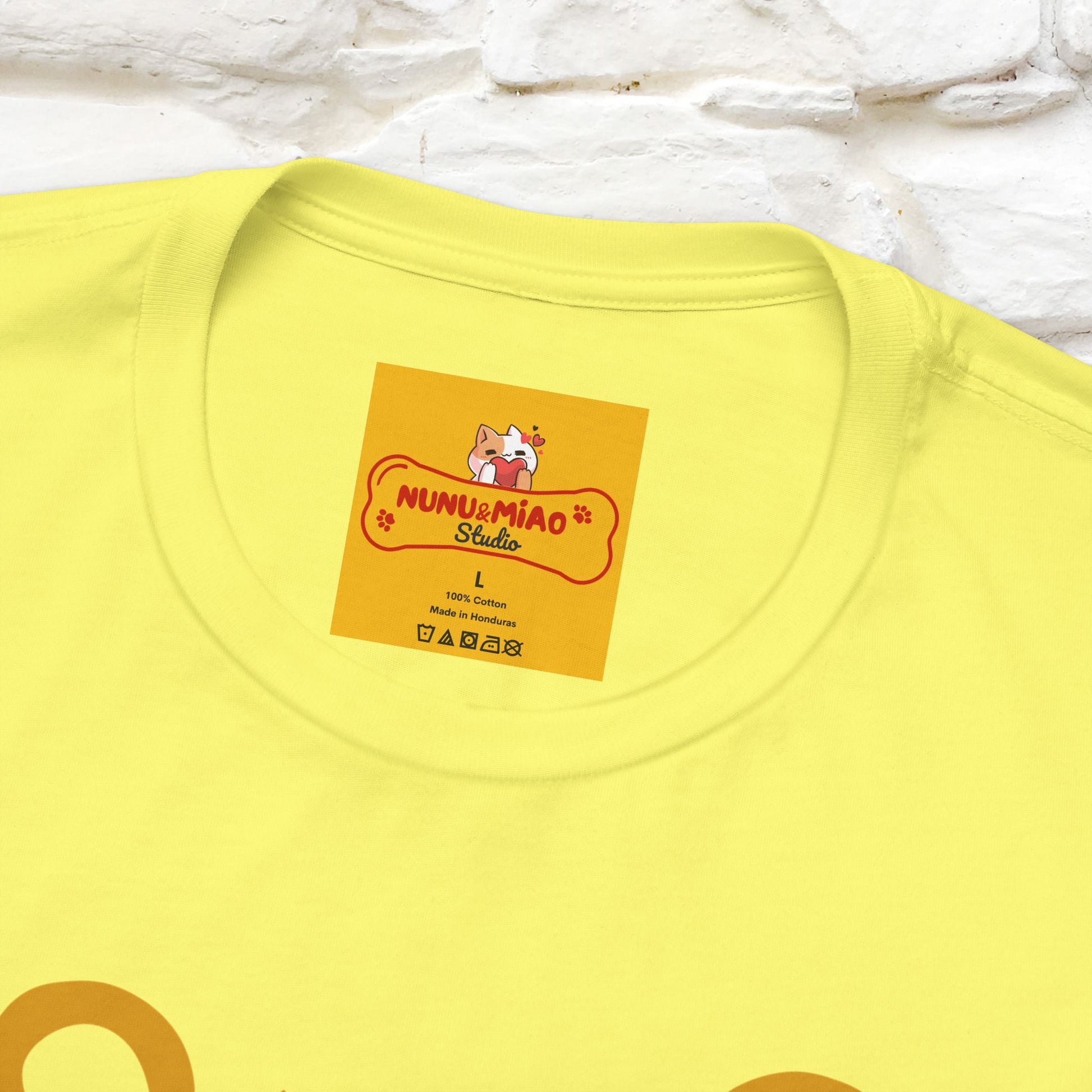 ''Power'' | Cat T-Shirt Front and Back Design | Nunu&Miao Studio - Nunu&Miao Studio