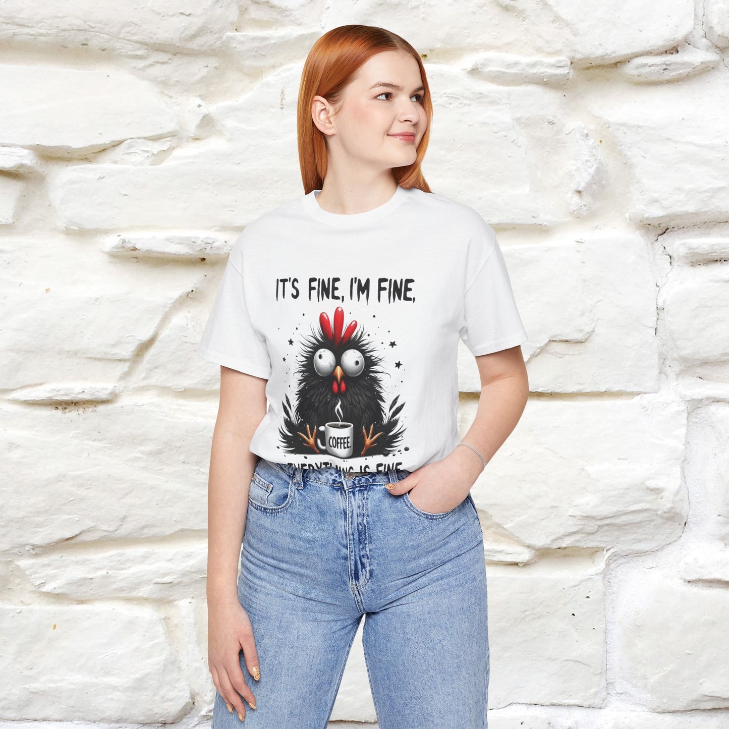 "Everything Is Fine" |Funny T-Shirt | Nunu&Miao Studio - Nunu&Miao Studio