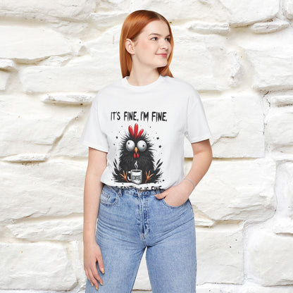 "Everything Is Fine" |Funny T-Shirt | Nunu&Miao Studio - Nunu&Miao Studio