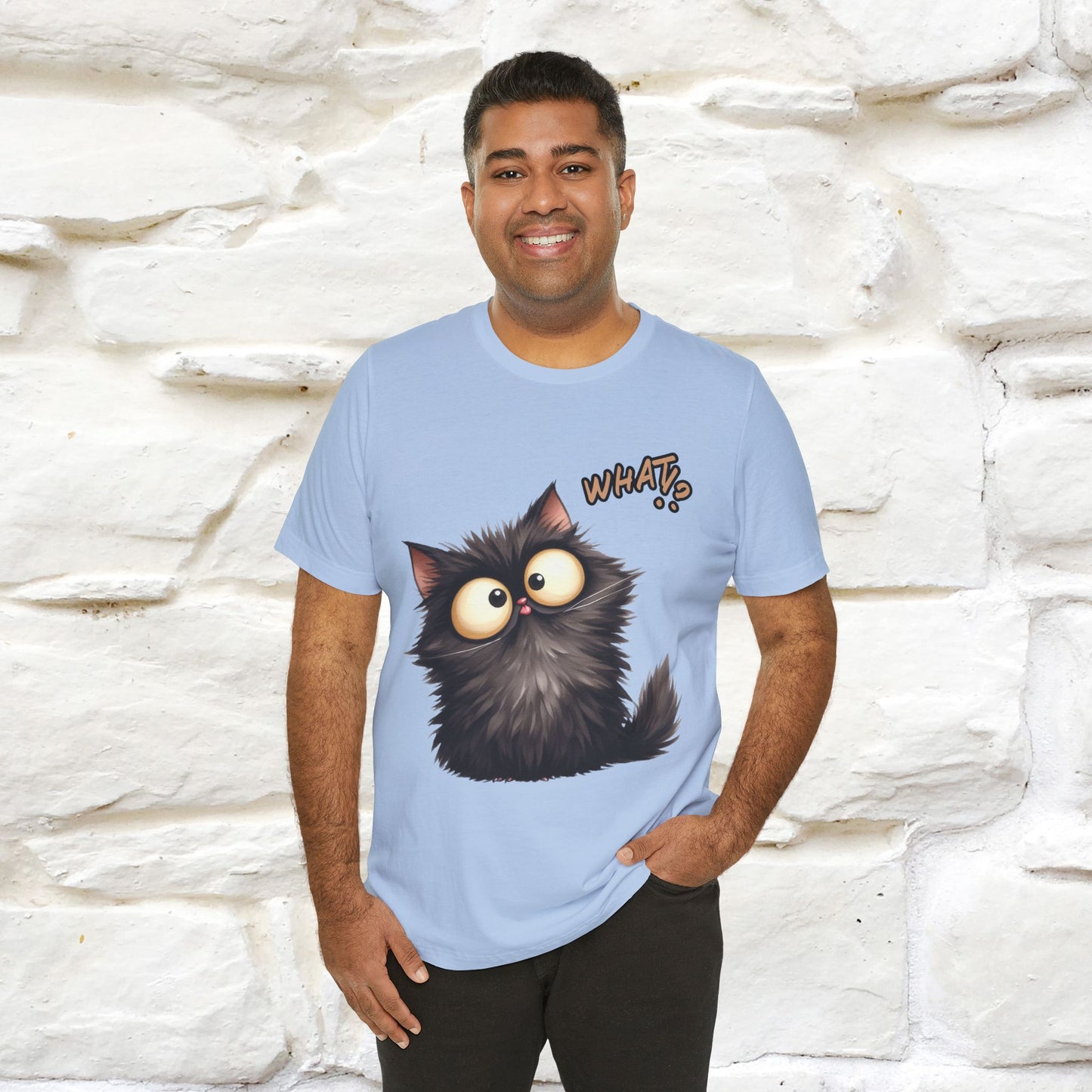 ''What ?'' | Cat T-Shirt  | Nunu&Miao Studio - Nunu&Miao Studio