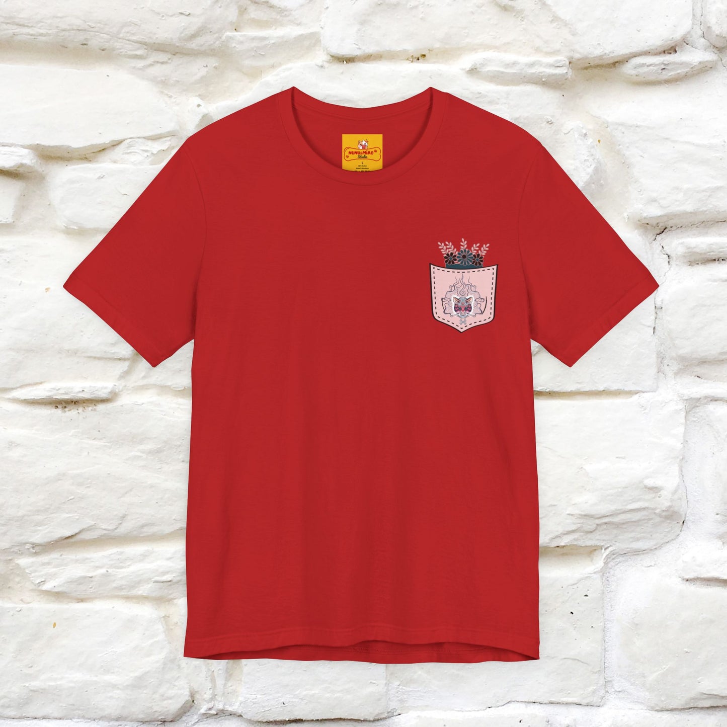 ''Air Fire Cat'' | Cat T-Shirt Front and Back Design | Nunu&Miao Studio - Nunu&Miao Studio