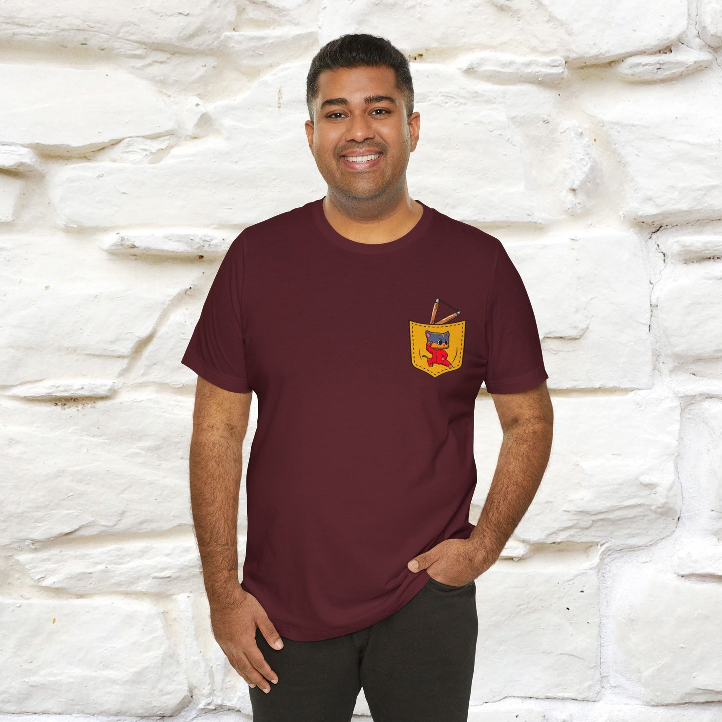 "Be Like Water: Cattitude Master | Cat T-Shirt |Nunu&Miao Studio - Nunu&Miao Studio