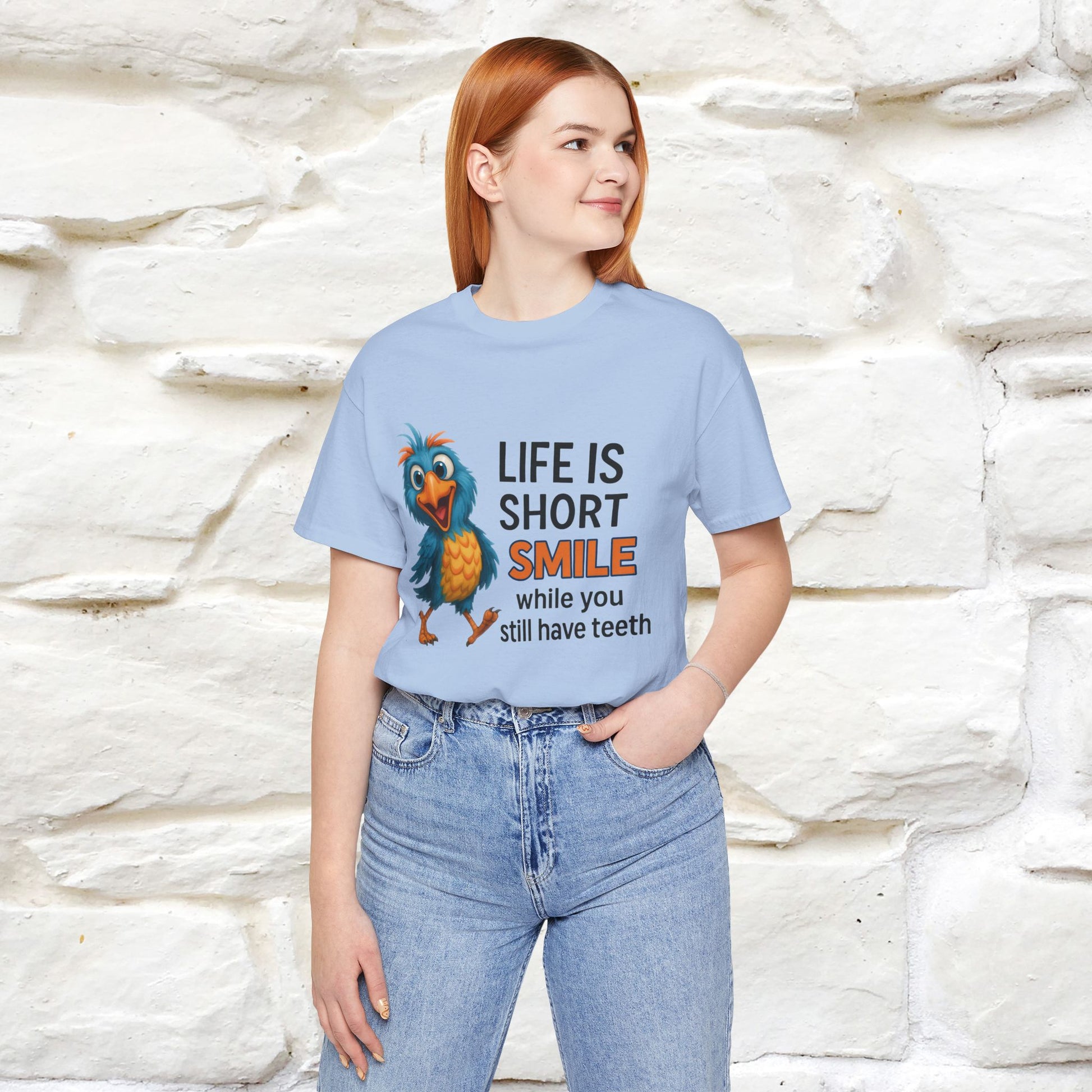 "Life Is Short Smile While ..." |Funny T-Shirt | Nunu&Miao Studio - Nunu&Miao Studio