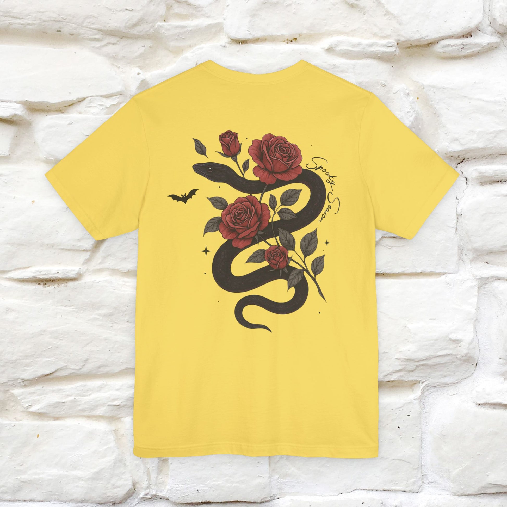 "The Rose and The Snake " Halloween T-shirt |Nunu&Miao Studio - Nunu&Miao Studio