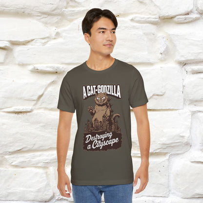 ''A Cat-Godzilla ''| CatT-Shirt | Nunu&Miao Studio - Nunu&Miao Studio
