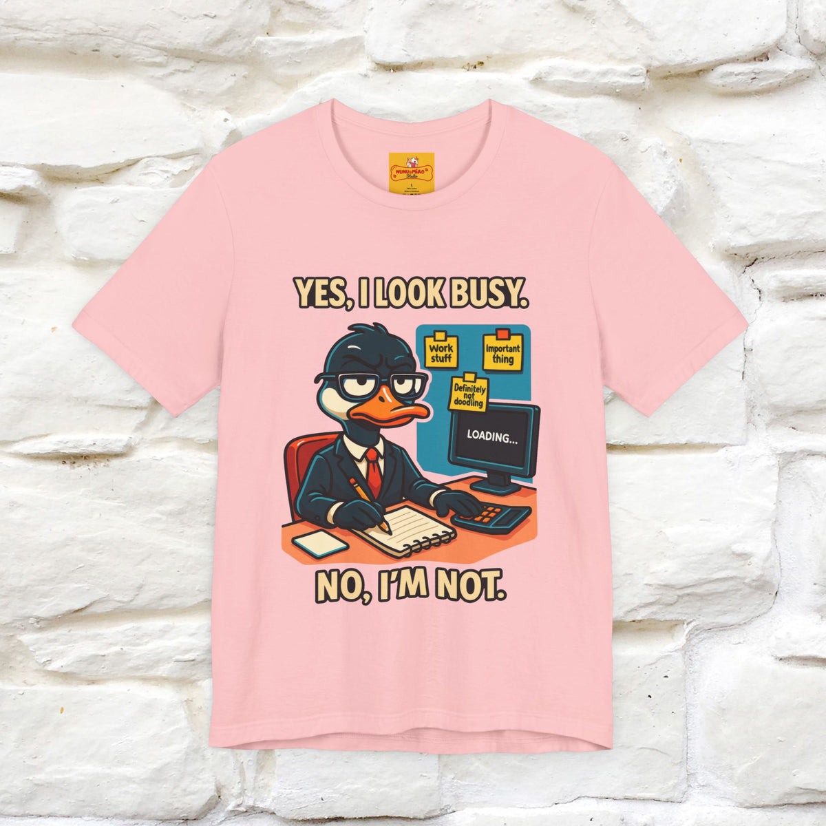 ''Yes, I Look Busy. No I'm Not.''|  Sarcastic Cat T-Shirt | Nunu&Miao Studio