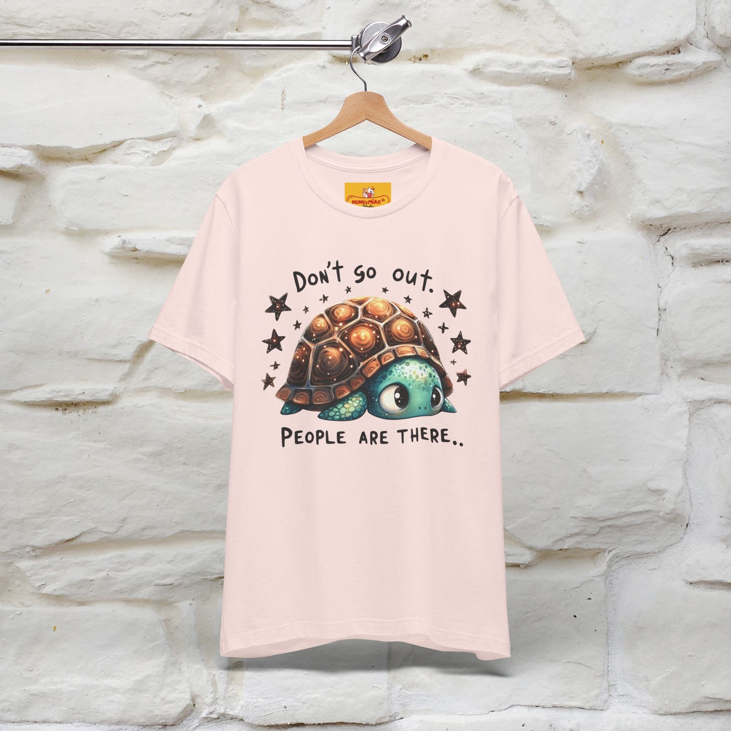 "Don't Go Out ..People Are There." |Funny T-Shirt | Nunu&Miao Studio - Nunu&Miao Studio
