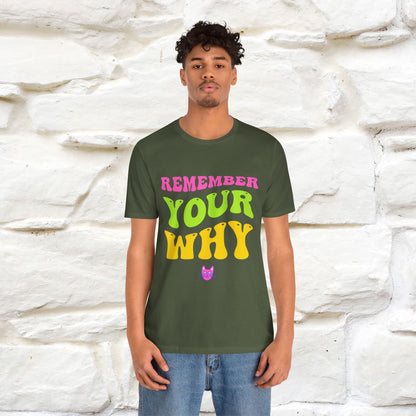"Remember Your Why" |Cat T-Shirt | Nunu&Miao Studio - Nunu&Miao Studio