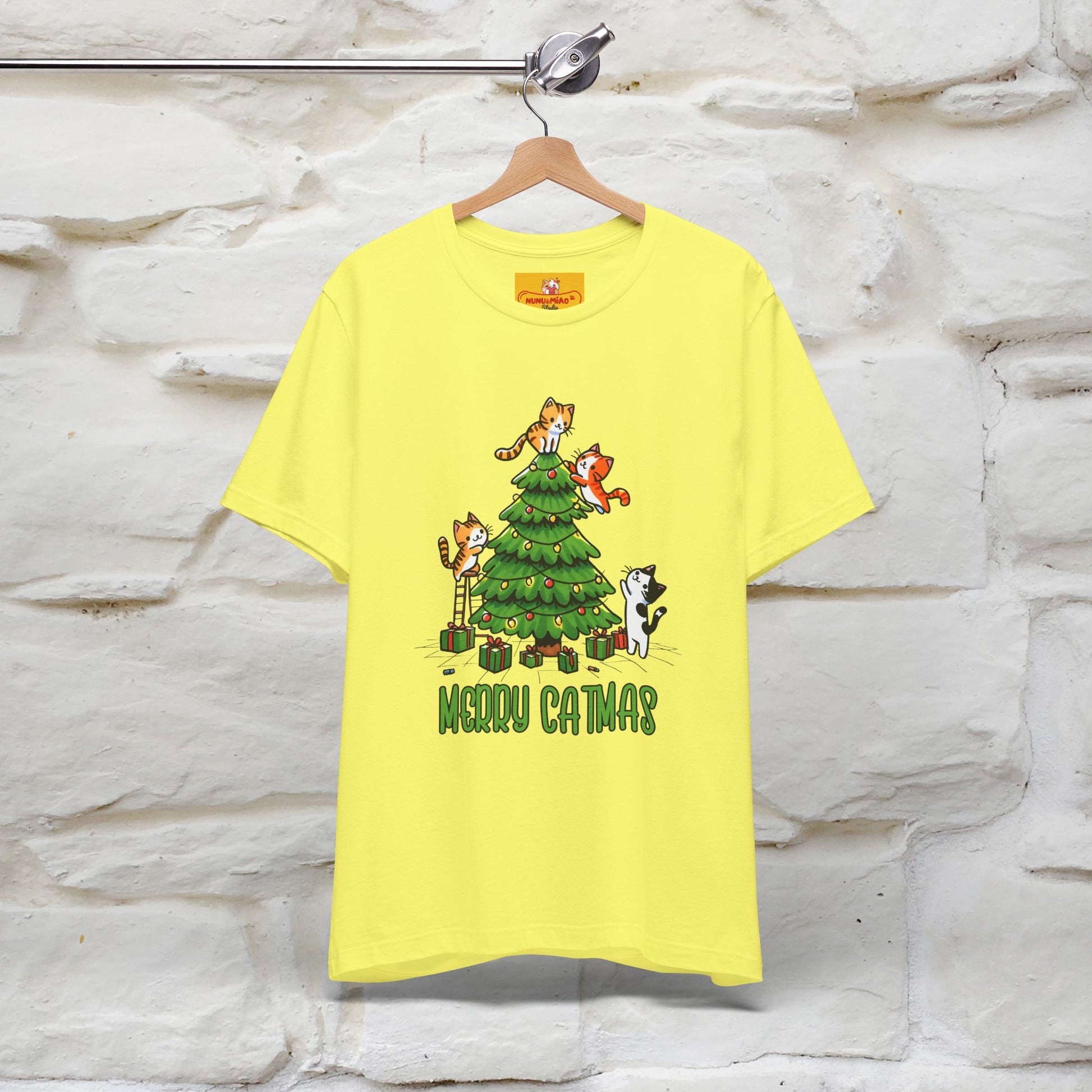 ''Merry Catmas'' | Cattitude Christmas Tee| Nunu&Miao Studio - Nunu&Miao Studio