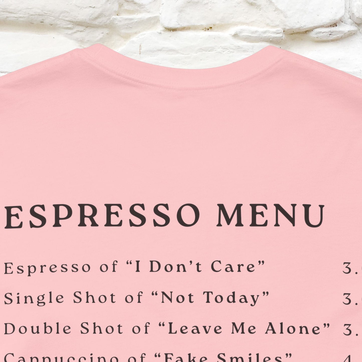 "More Espresso Less Depresso" |Cat T-Shirt | Nunu&Miao Studio - Nunu&Miao Studio