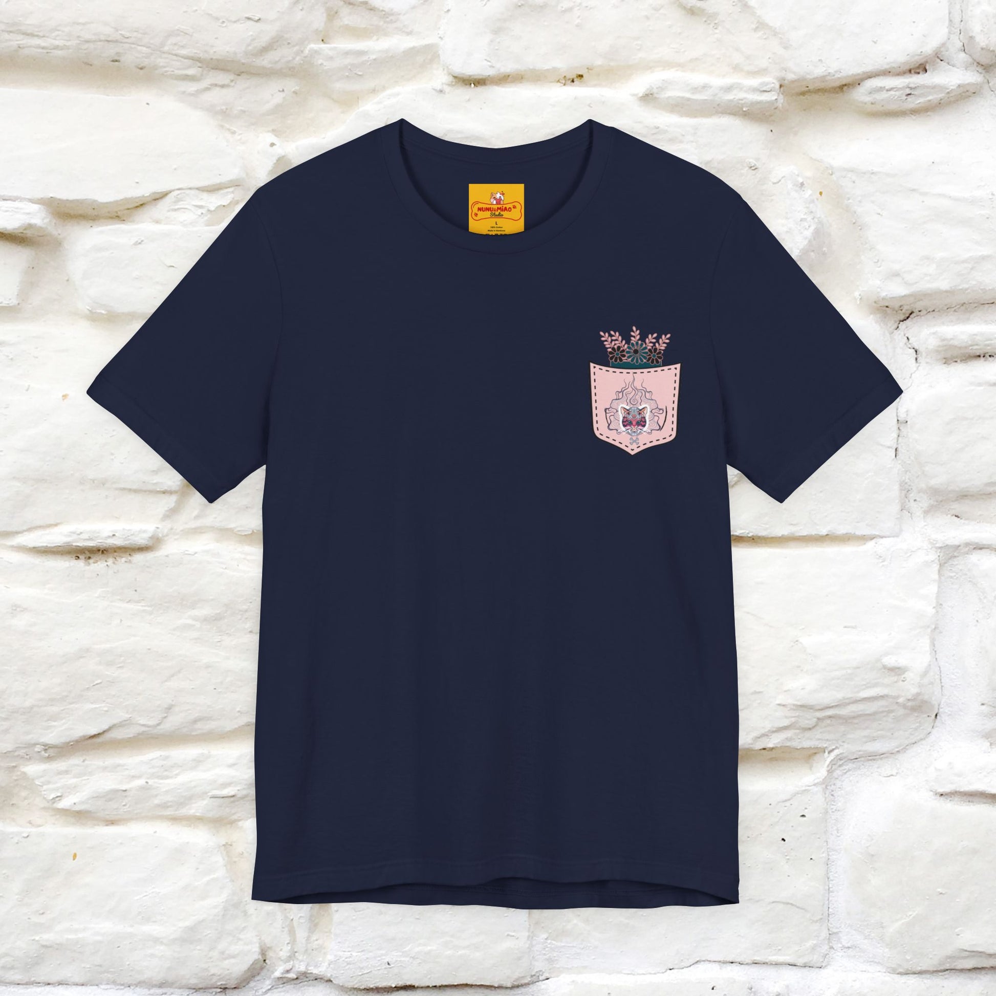 ''Air Fire Cat'' | Cat T-Shirt Front and Back Design | Nunu&Miao Studio - Nunu&Miao Studio