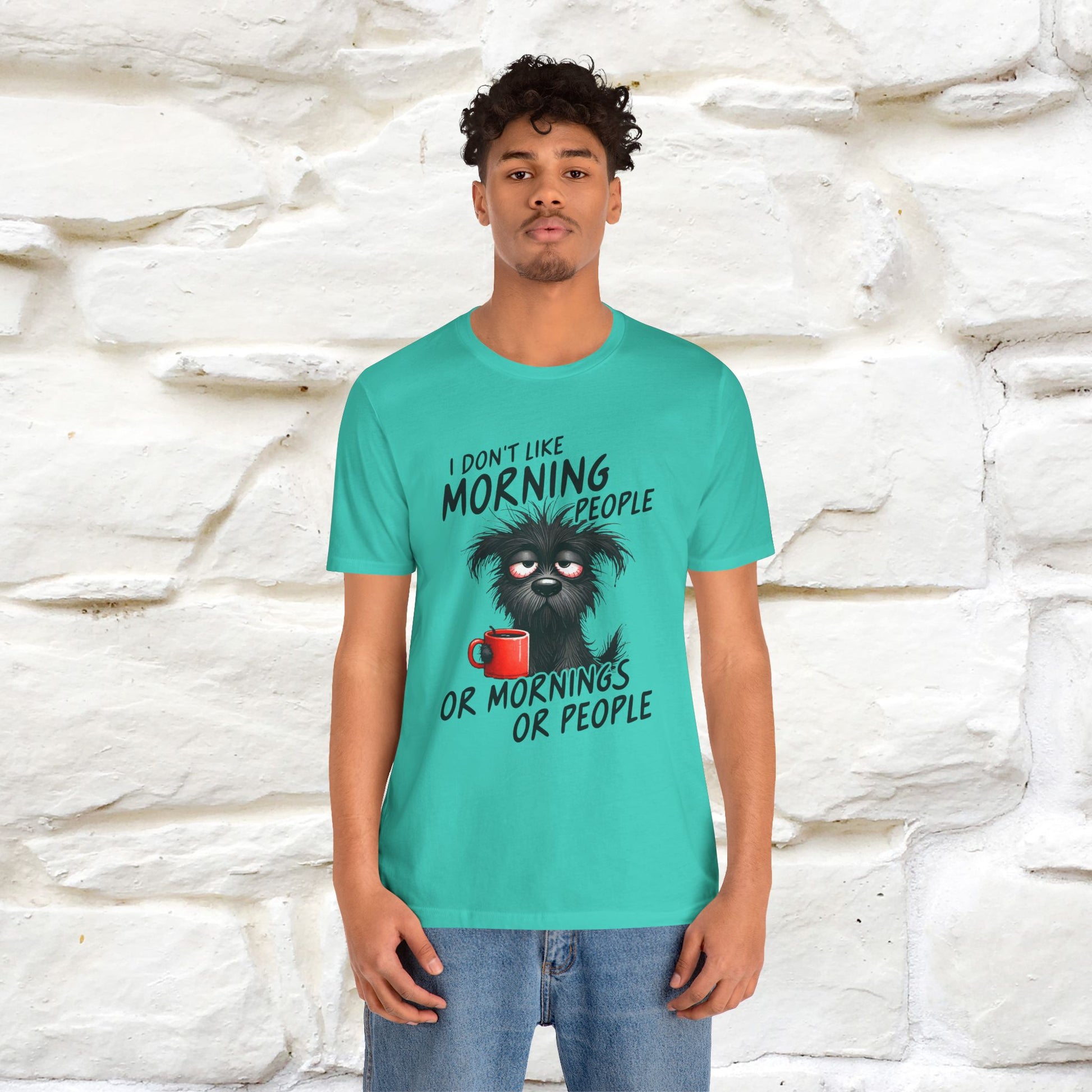 "I Don't Like Morning People..." Funny T-shirt |Nunu&Miao Studio - Nunu&Miao Studio