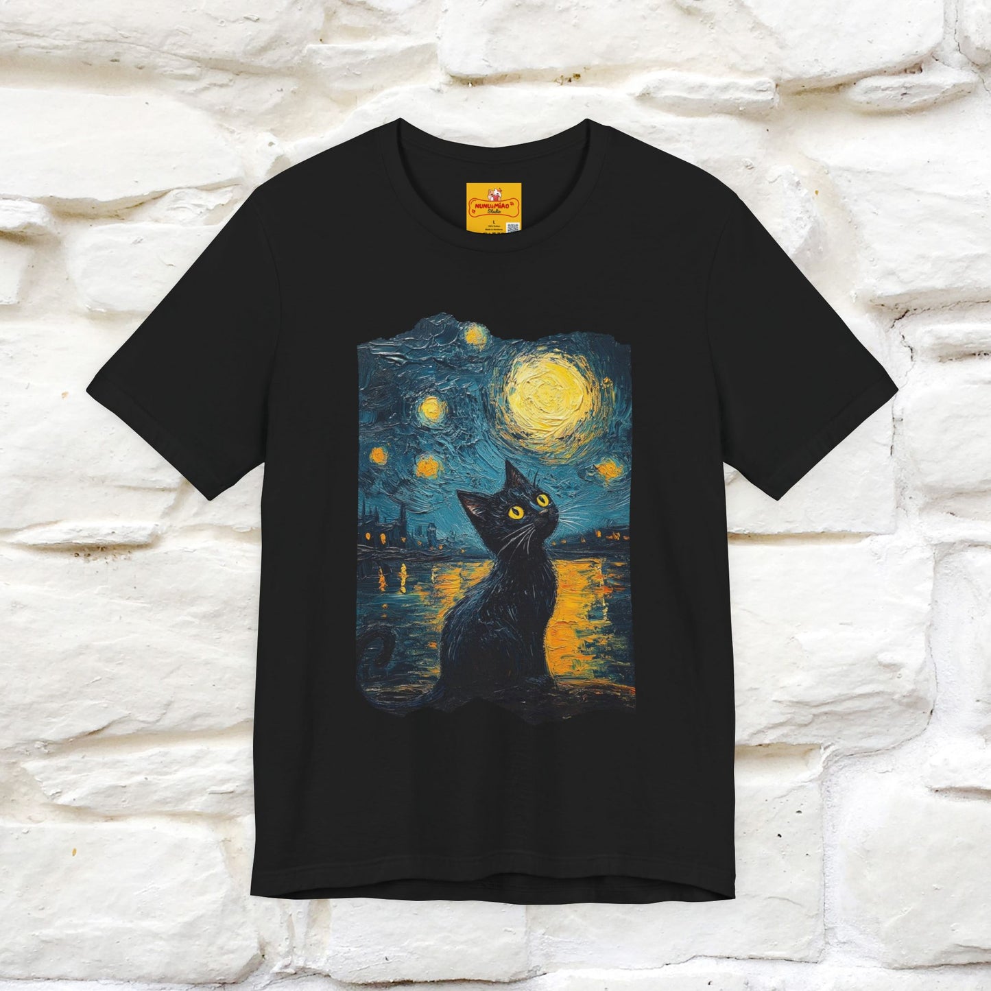 “Miaoolight.” | Cat T-Shirt | Front & Back Design | Nunu&Miao Studio