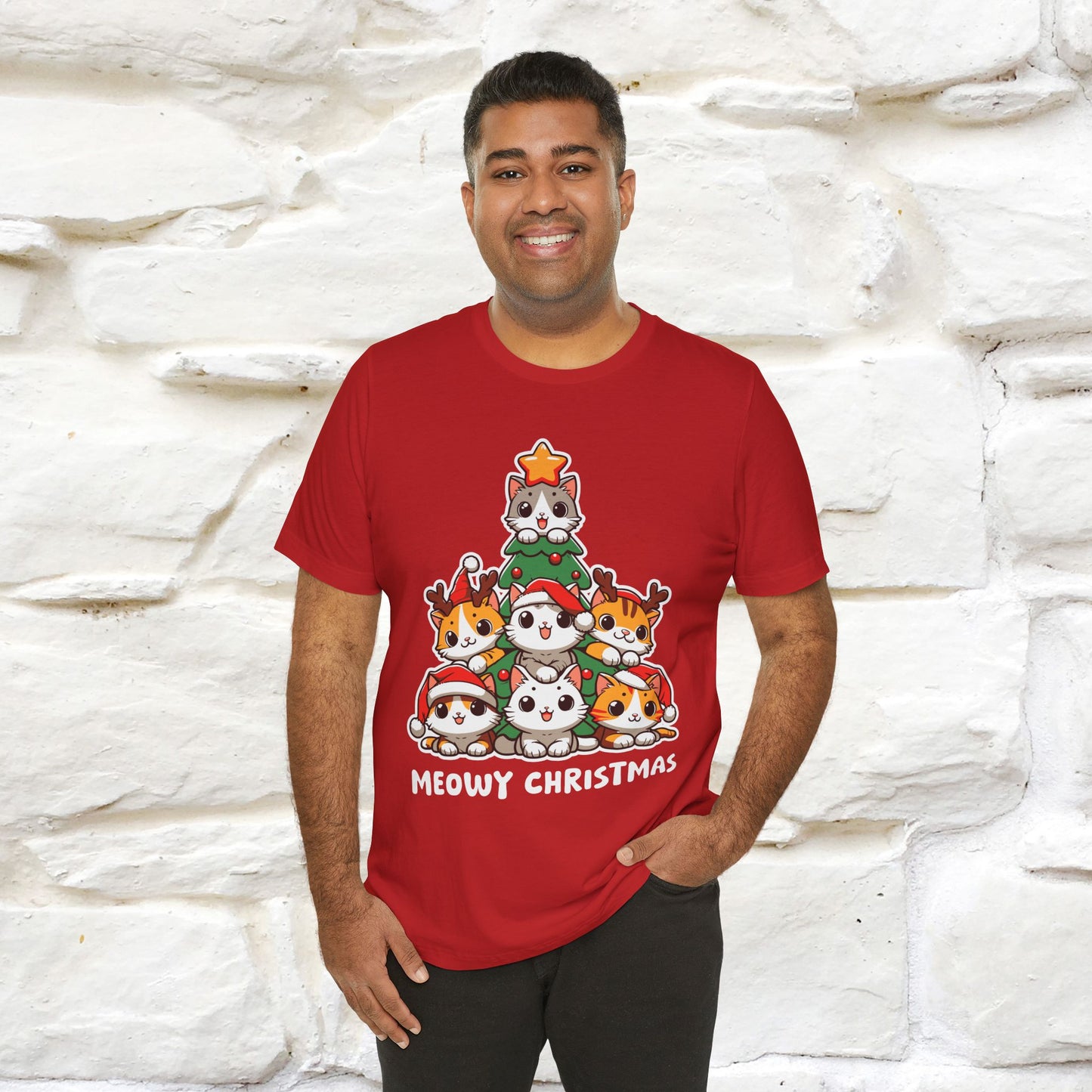 “Meowy Christmas” | Cat T-Shirt | Nunu&Miao Studio