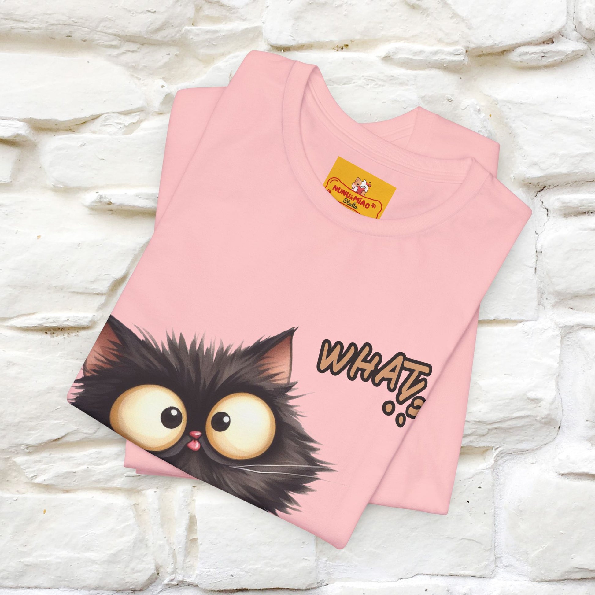 ''What ?'' | Cat T-Shirt  | Nunu&Miao Studio - Nunu&Miao Studio