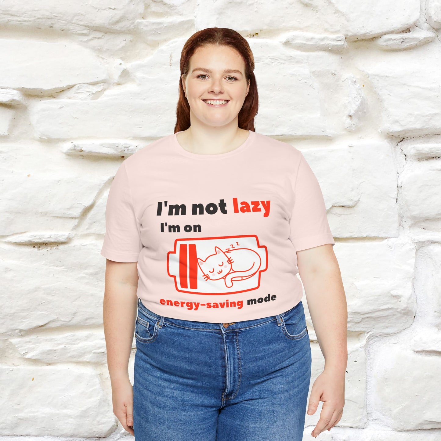 ''I am Not Lazy...'' Cat T-Shirt | Nunu&Miao Studio - Nunu&Miao Studio
