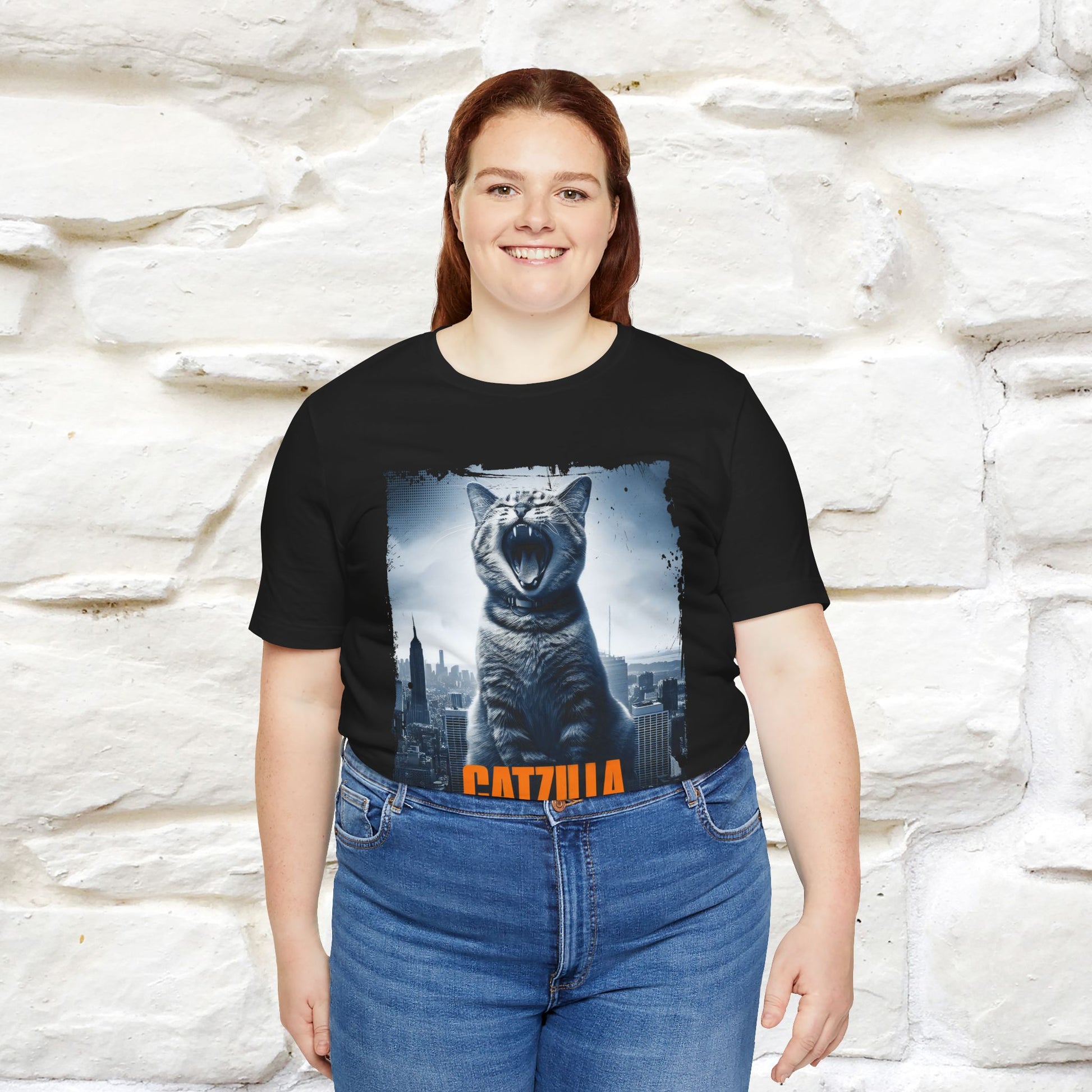 Catzilla T-Shirt | Cat T-Shirt | Nunu&Miao Studio - Nunu&Miao Studio