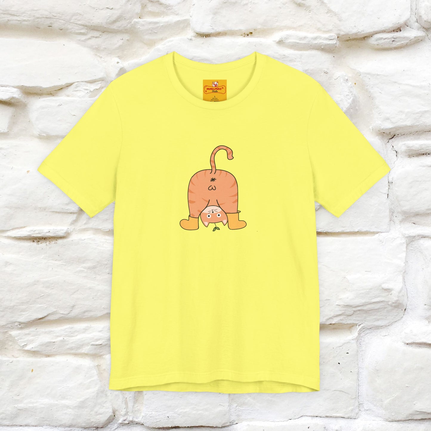 "Sometimes You Need to Look at Life from a Different Perspective" Cat T-Shirt | Front & Back Design | Nunu&Miao Studio - Nunu&Miao Studio