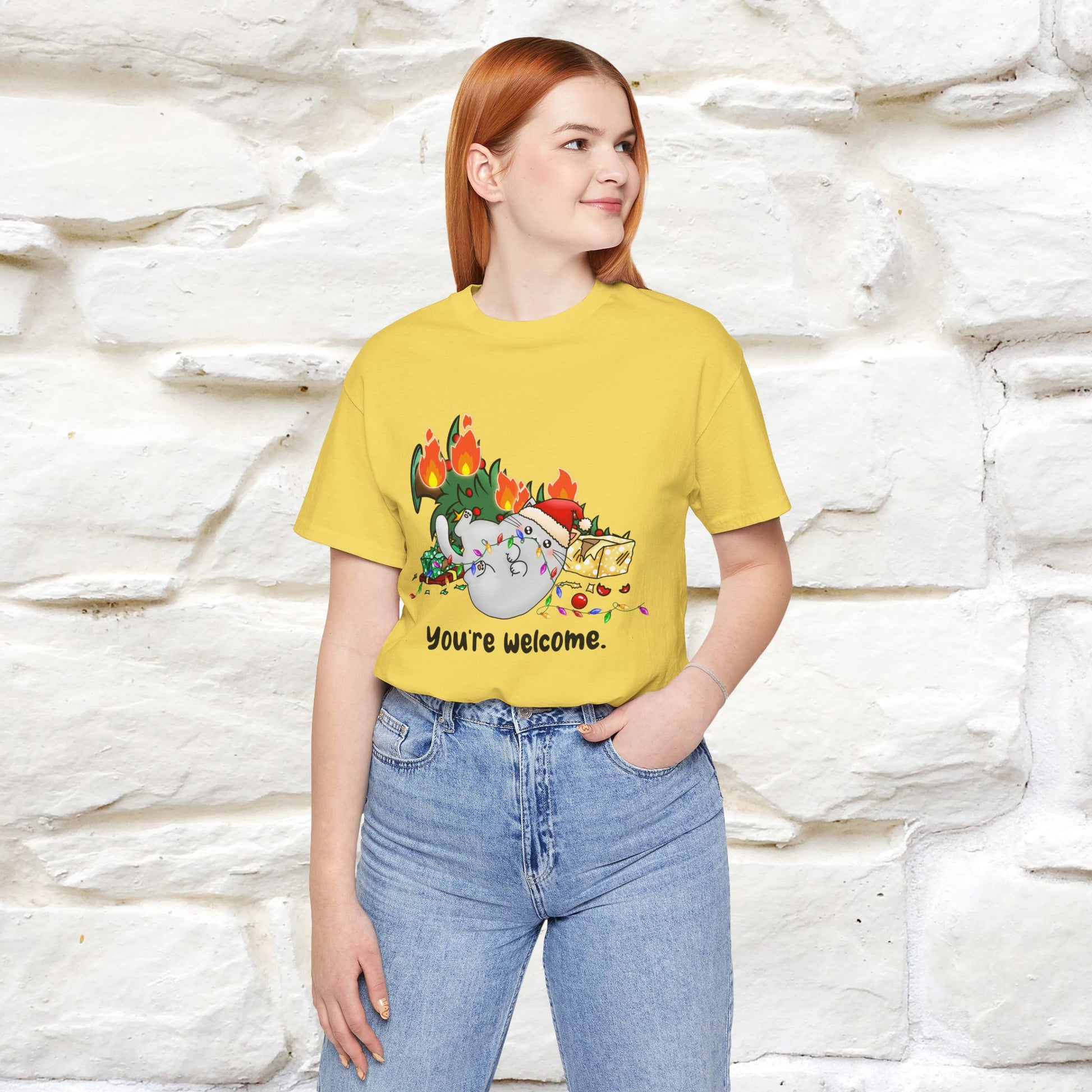 You're Welcome | Sarcastic Cat Christmas Shirt  |Nunu&Miao Studio - Nunu&Miao Studio