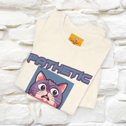 ''Pathetic Human'' | Funny Cat T-Shirt | Nunu&Miao Studio - Nunu&Miao Studio
