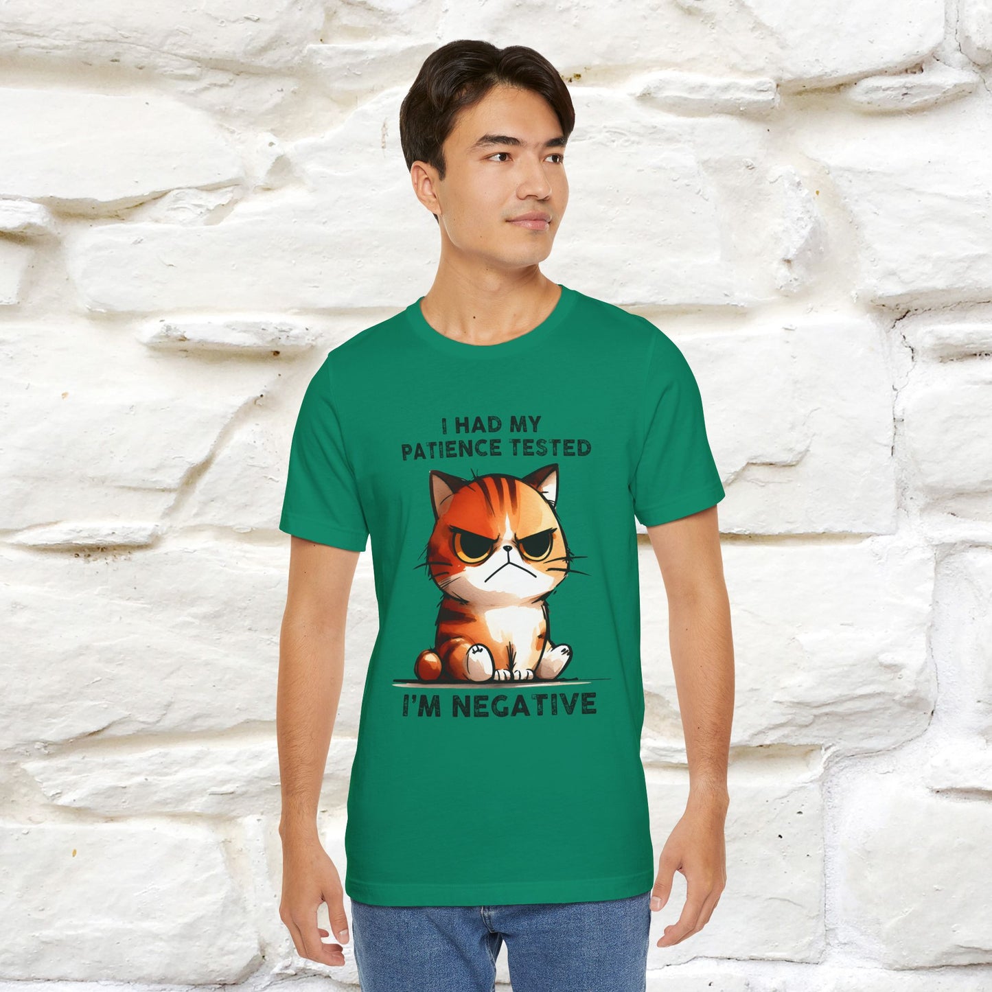 ''I Had My Patience Tested, I'm Negative''| CatT-Shirt | Nunu&Miao Studio