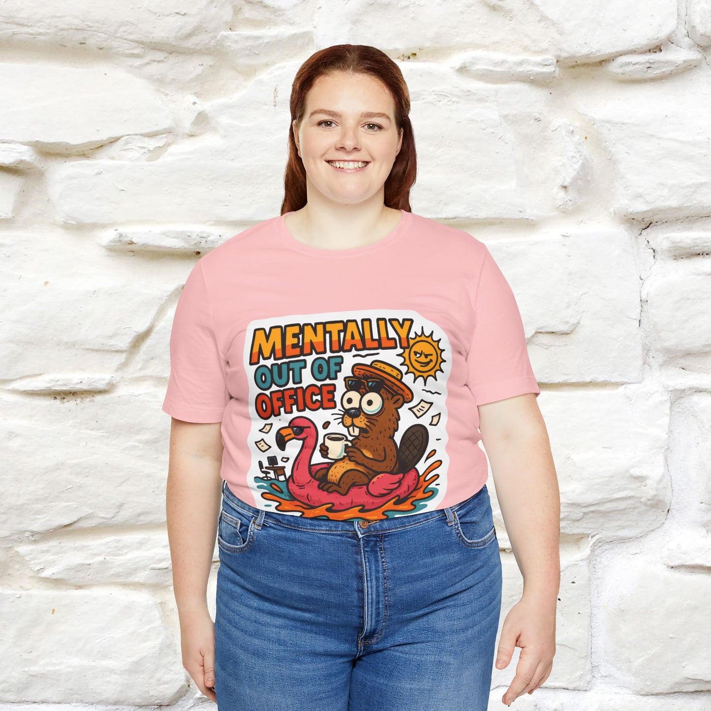 ''Mentally Out Of Office''|  Sarcastic Cat T-Shirt | Nunu&Miao Studio