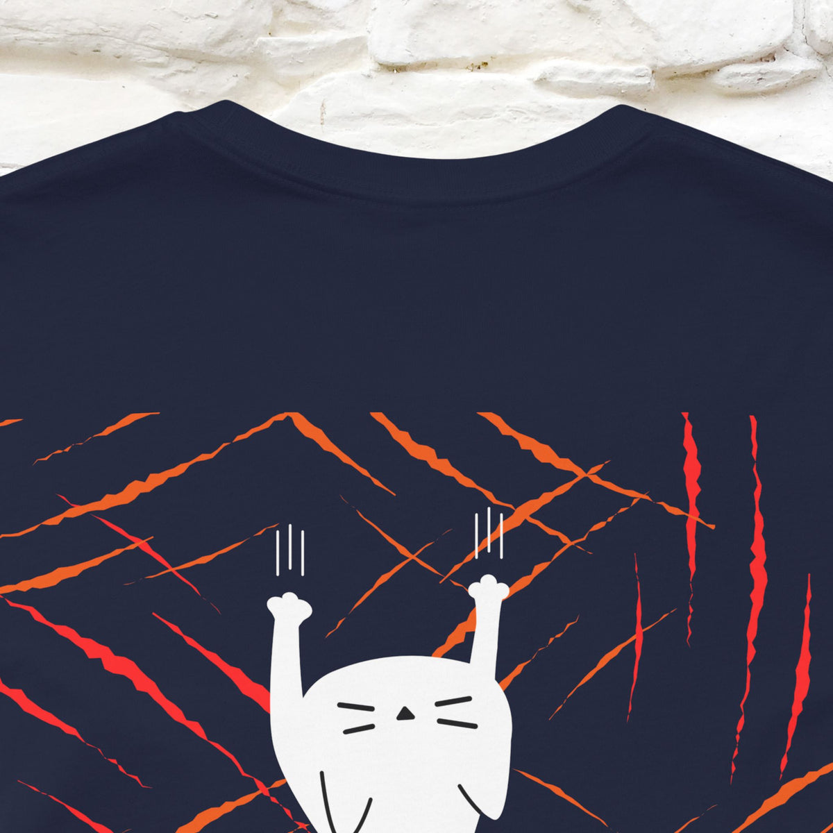“Love Hurts"  Funny Cat T-Shirt | Front & Back Design | Nunu&Miao Studio