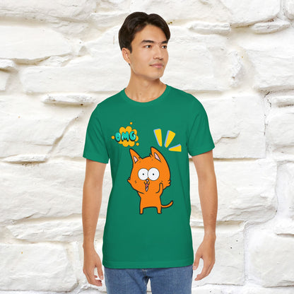 ''Oh My God'' Cat T-Shirt | Nunu&Miao Studio - Nunu&Miao Studio