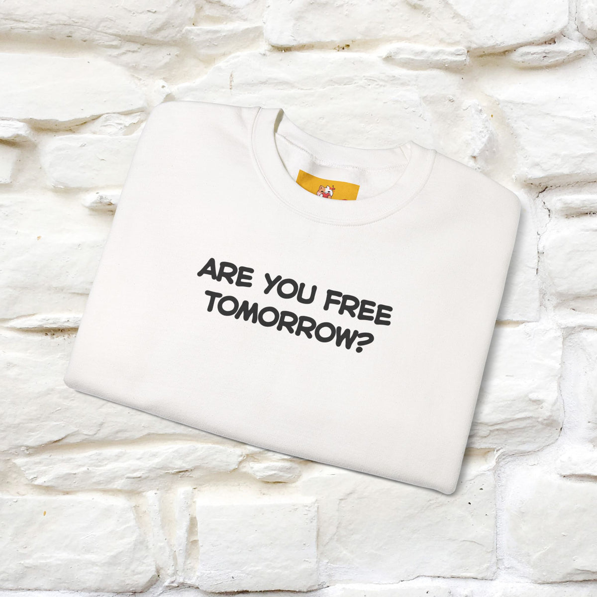 ''Are You Free Tomorrow ...'' | Cute Cat Sweatshirt | Nunu&Miao Studio