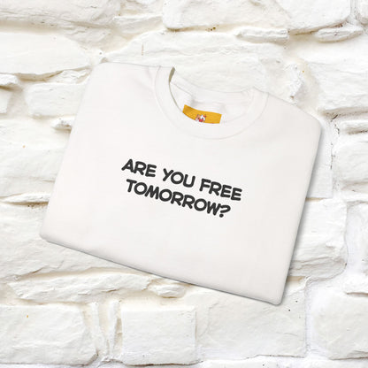 ''Are You Free Tomorrow ...'' | Cute Cat Sweatshirt | Nunu&Miao Studio