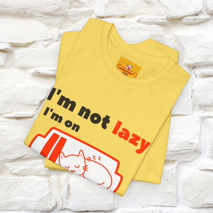''I am Not Lazy...'' Cat T-Shirt | Nunu&Miao Studio - Nunu&Miao Studio
