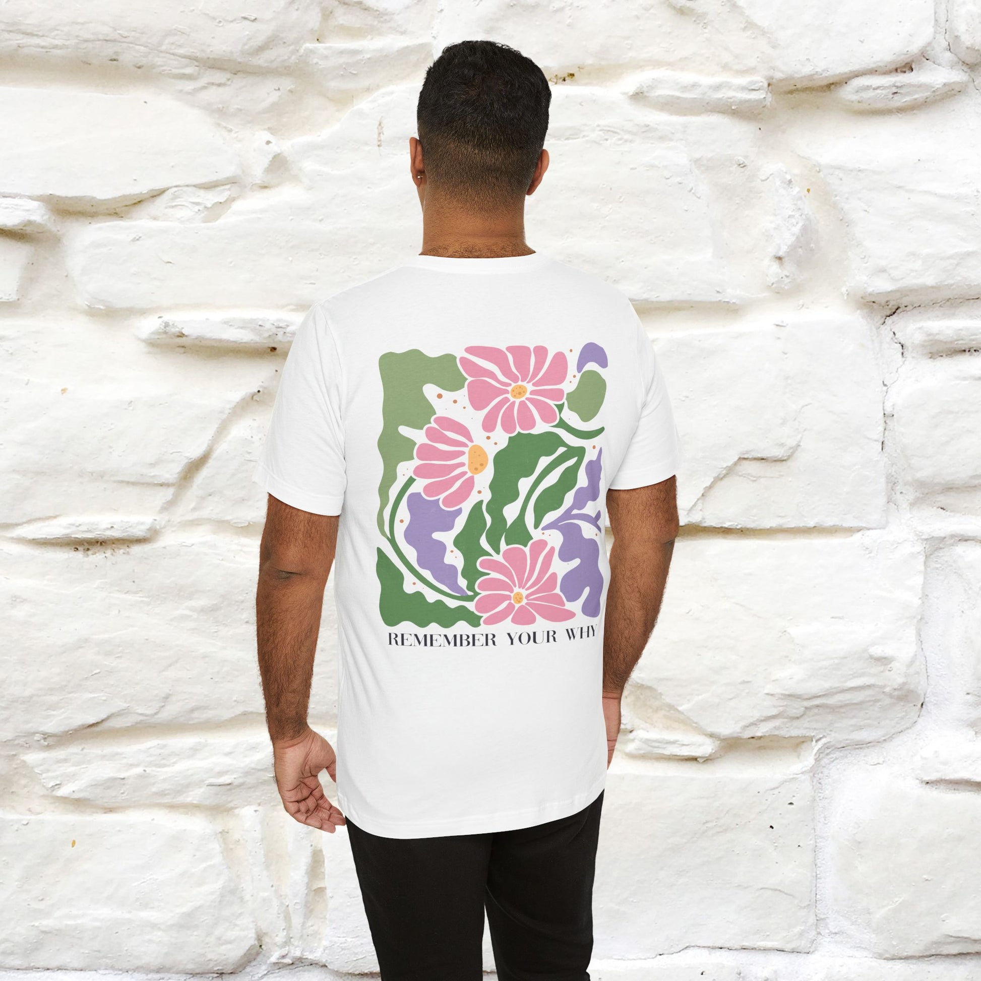 "Remember Your Why'' Cat T-Shirt Front and Back Design | Nunu&Miao Studio - Nunu&Miao Studio