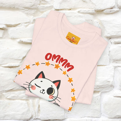 ''Ommm, Keep Calm'' Cat T-Shirt | Nunu&Miao Studio - Nunu&Miao Studio