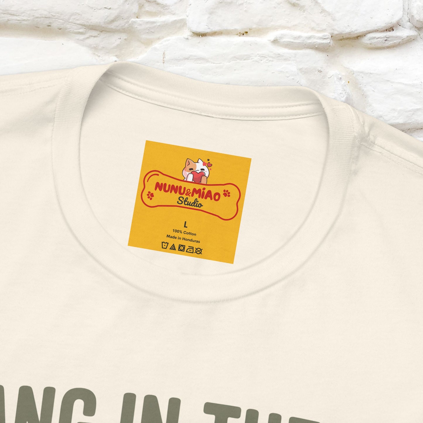 "Hang In There" Funny T-shirt |Nunu&Miao Studio - Nunu&Miao Studio