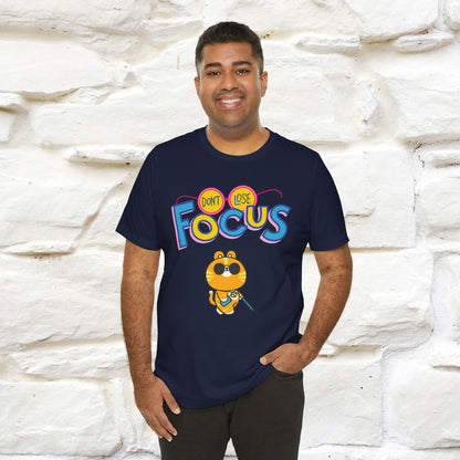 ''Don’t Lose Focus'' Cat T-Shirt | Nunu&Miao Studio - Nunu&Miao Studio