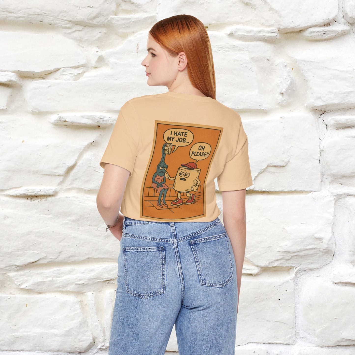 "I Hate My Job ... Oh Please" Funny Cat T-shirt |Nunu&Miao Studio - Nunu&Miao Studio