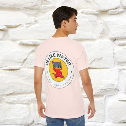 "Be Like Water: Cattitude Master | Cat T-Shirt |Nunu&Miao Studio - Nunu&Miao Studio