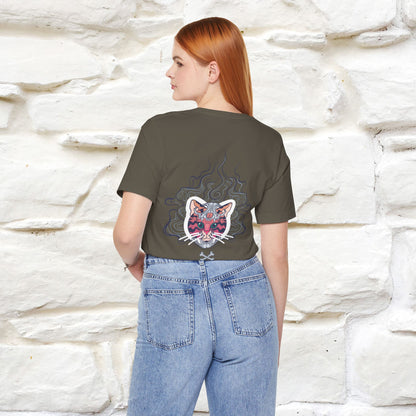 ''Air Fire Cat'' | Cat T-Shirt Front and Back Design | Nunu&Miao Studio - Nunu&Miao Studio