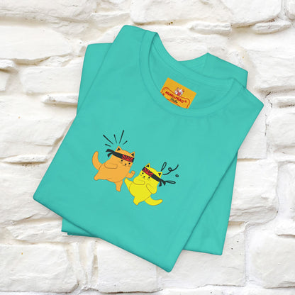 "You Have the Power to Protect Your Peace" Cat T-Shirt| Front & Back Design | Nunu&Miao Studio - Nunu&Miao Studio