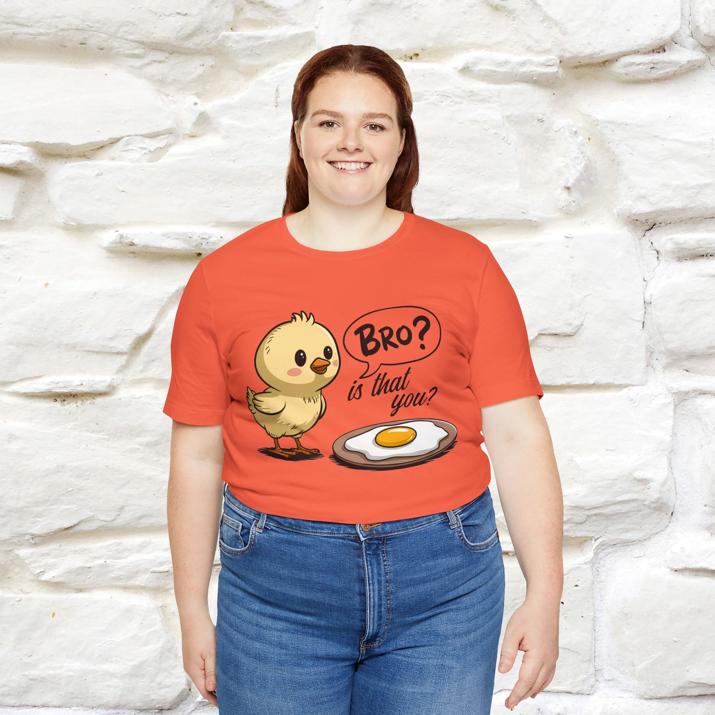 "Bro Is That You?" Funny Chicken T-shirt |Nunu&Miao Studio - Nunu&Miao Studio
