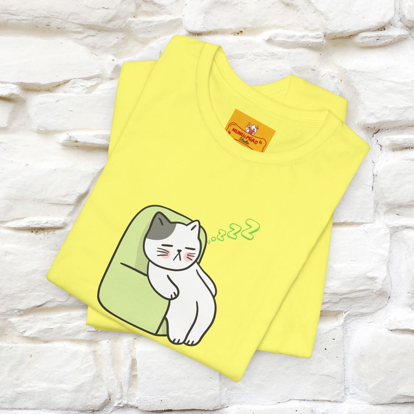 "Keep going… the couch isn’t going to nap on itself." Cat T-Shirt| Front & Back Design | Nunu&Miao Studio - Nunu&Miao Studio