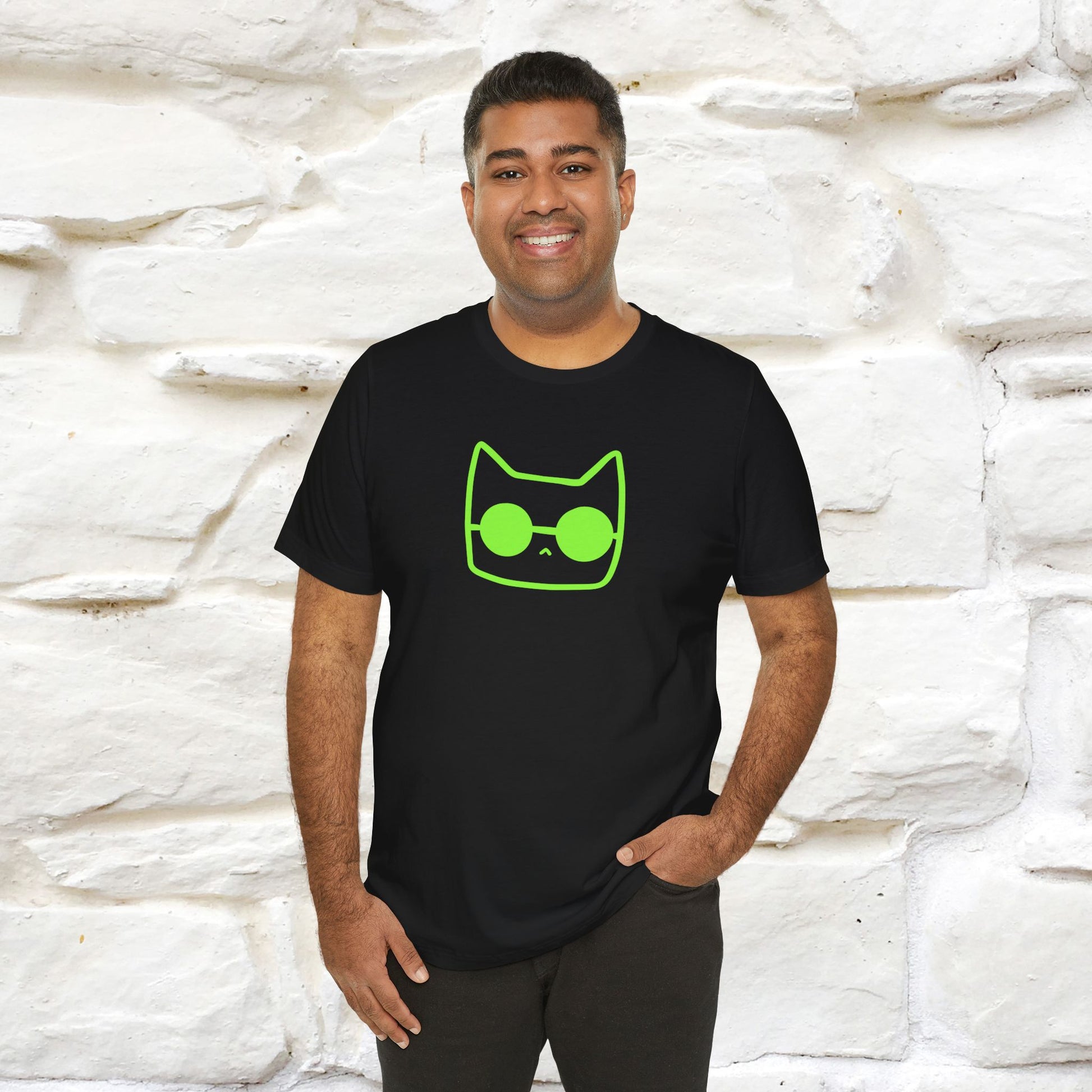 ''Everything Will Be Ok '' Cat T-Shirt Front and Back Design | Nunu&Miao Studio - Nunu&Miao Studio