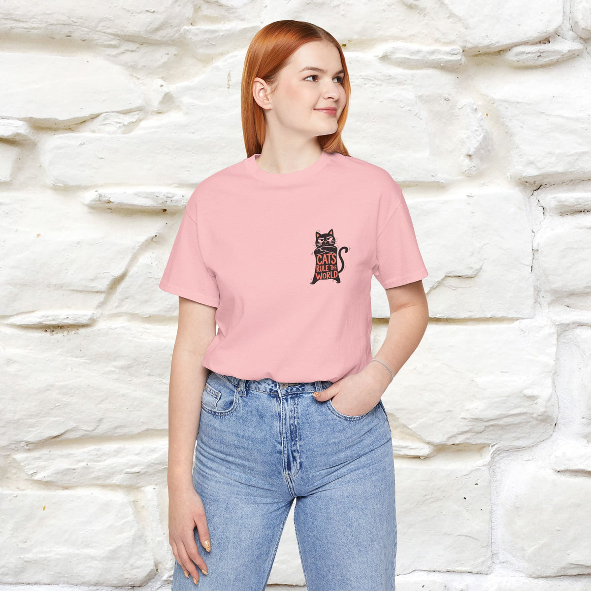 “Cats Rule The World” |Cat T-Shirt | Front & Back Design | Nunu&Miao Studio