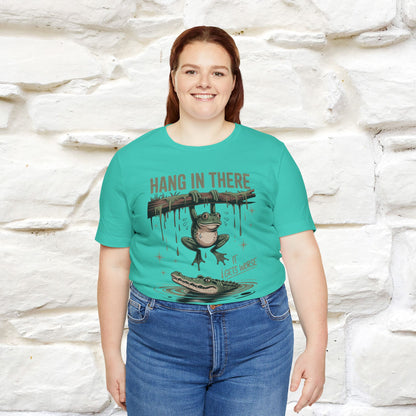 "Hang In There" Funny T-shirt |Nunu&Miao Studio - Nunu&Miao Studio