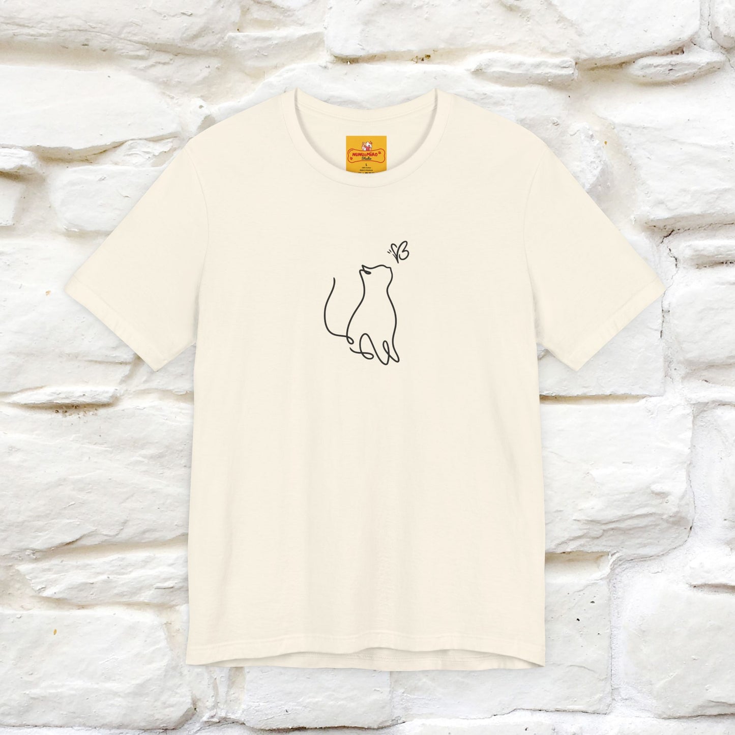 "Let Your Dreams Blossom'' Cat T-Shirt Front and Back Design | Nunu&Miao Studio - Nunu&Miao Studio